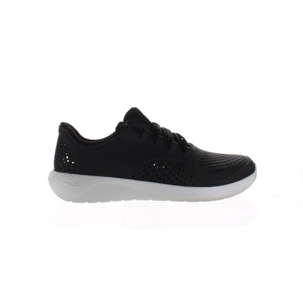 Crocs Womens Literide Black Walking Shoes Size 7 Medium (B, M) - Picture 1 of 4